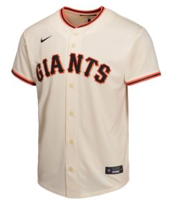 Alternative view of San Francisco Giants Nike Youth Home Game Jersey - Cream