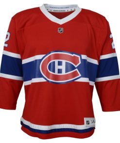 Alternative view of Cole Caufield Montreal Canadiens Youth Home Replica Player Jersey - Red