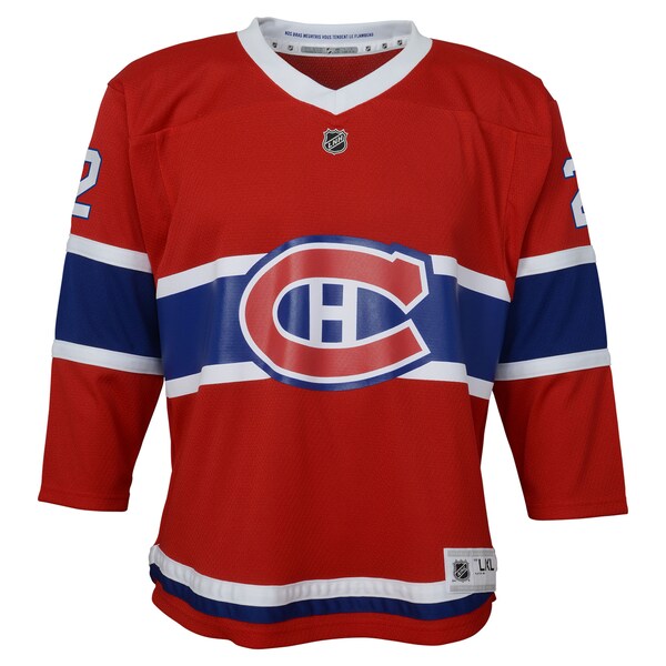 Cole Caufield Montreal Canadiens Youth Home Replica Player Jersey - Red - Image 2