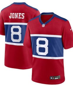 Daniel Jones New York Giants Nike Alternate Player Game Jersey - Century Red