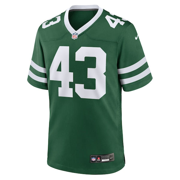 Cam Jones New York Jets Nike Team Game Jersey - Legacy Green - Image 2