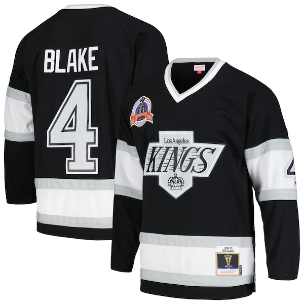 Rob Blake Los Angeles Kings 1992/93 Blue Line Player Jersey - Black