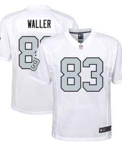 Darren Waller Las Vegas Raiders Nike Youth Alternate Game Jersey - White/Black