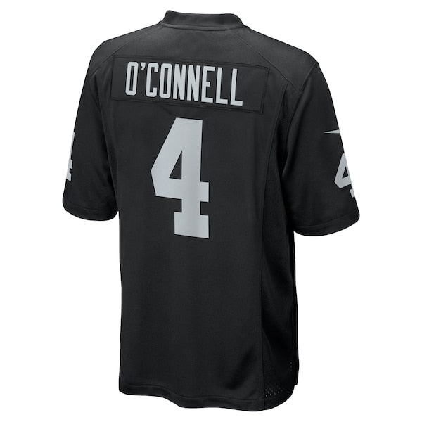 Aidan O'Connell Las Vegas Raiders Nike Game Jersey - Black/White - Image 4