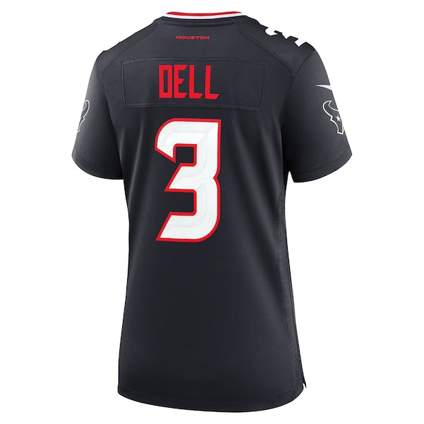 Tank Dell Houston Texans Nike Women's Team Game Jersey - Navy - Image 3