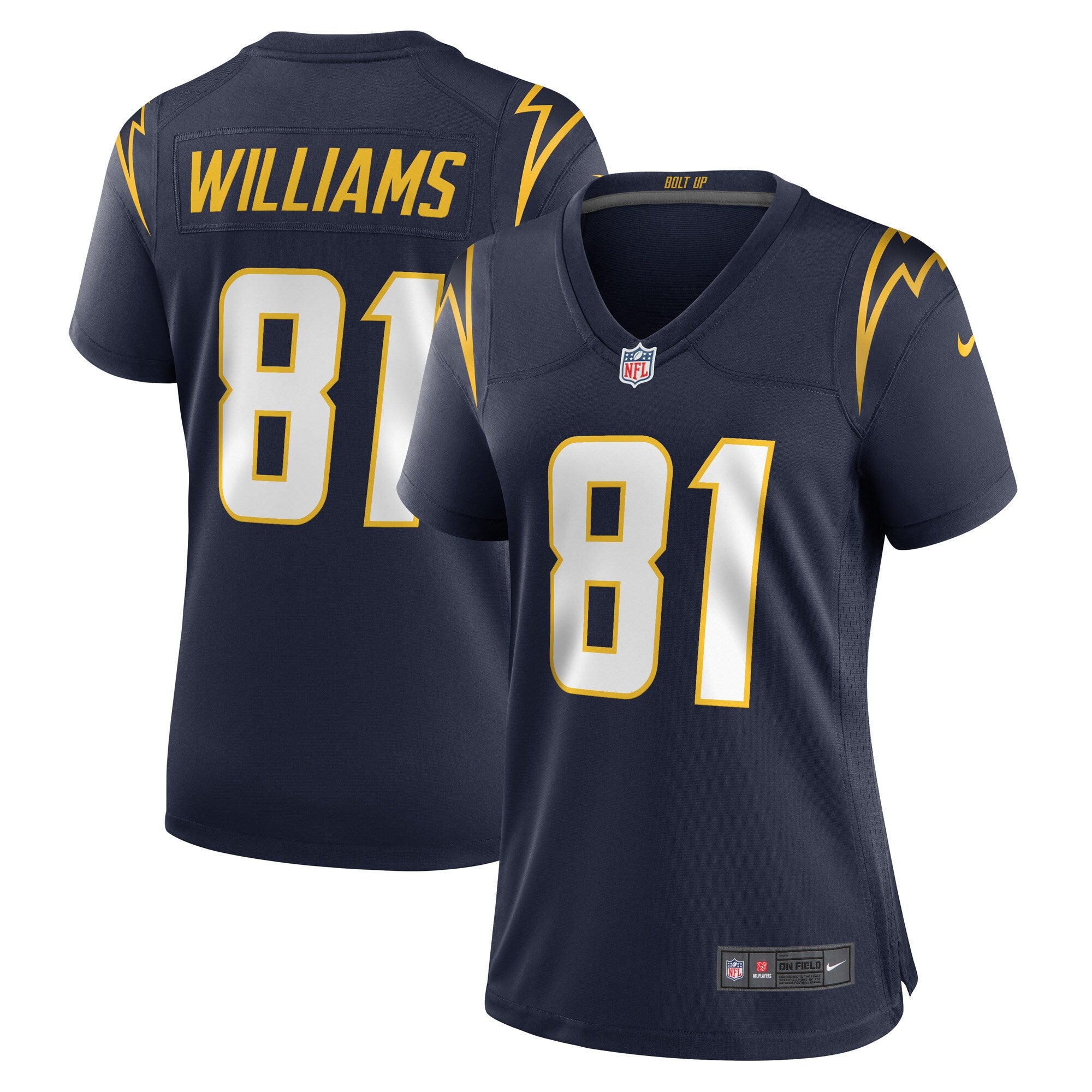 Mike Williams Los Angeles Chargers Nike Women's Game Jersey - Royal/Blue/Navy - Image 6