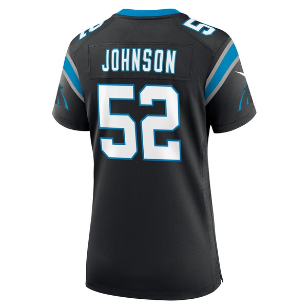 DJ Johnson Carolina Panthers Nike Women's Game Jersey - Black - Image 3