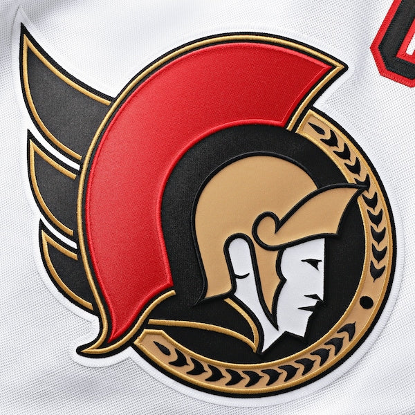 Ottawa Senators Away Premium Custom Jersey - White/Black - Image 5