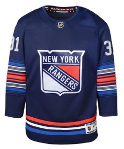 Alternative view of Igor Shesterkin New York Rangers Youth Alternate Premier Player Jersey - Navy