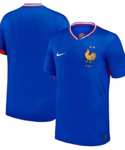 France National Team Nike Youth 2024 Home Replica Blank Jersey - Blue
