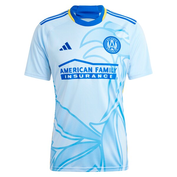 Atlanta United FC adidas 2024 The Resurgens Kit Replica Custom Jersey - Light Blue - Image 2