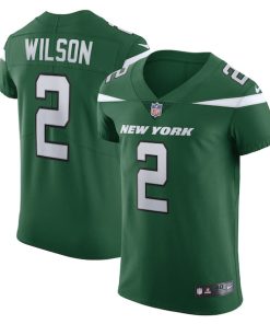 Alternative view of Zach Wilson New York Jets Nike Vapor Elite Jersey - Gotham Green/Black