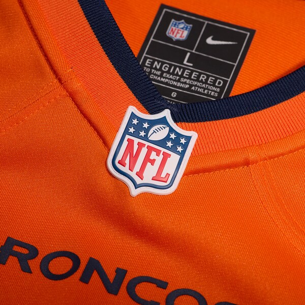 Ben Powers Denver Broncos Nike Team Game Jersey - Orange - Image 5