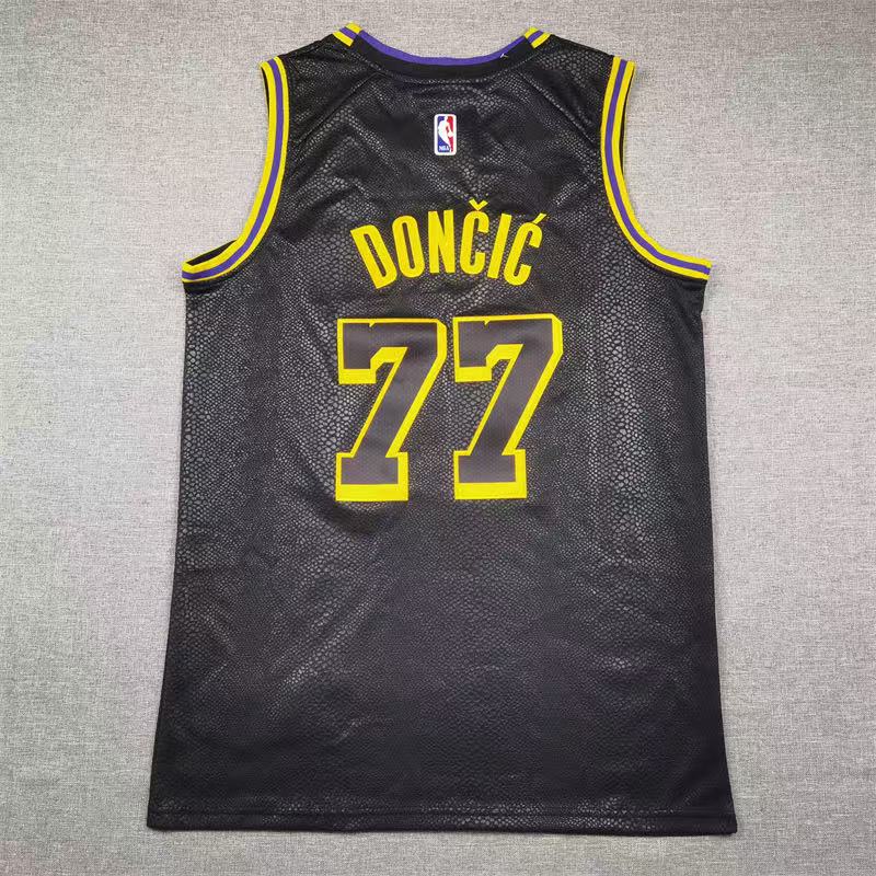 Luka Don?i? Los Angeles Lakers Nike Mamba Edition Jersey - Black - Image 3
