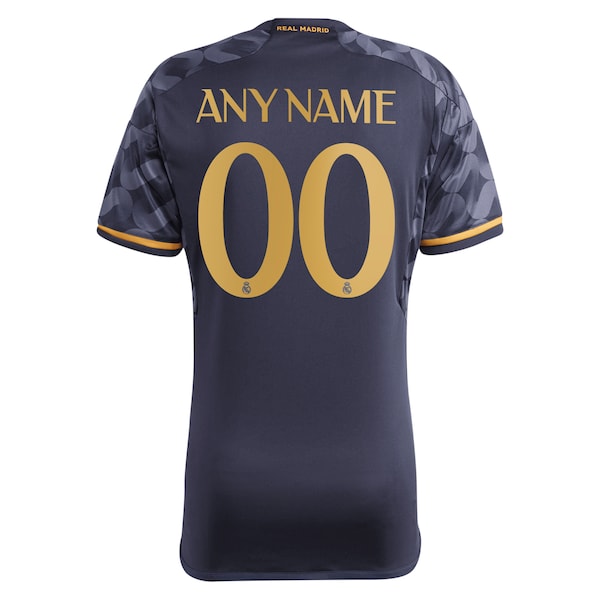 Los Merengues adidas 2023/24 Away Replica Custom Jersey - Navy - Image 3