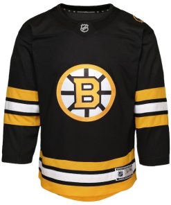 Alternative view of David Pastrnak Boston Bruins Outerstuff Toddler Home Replica Player Jersey - Black