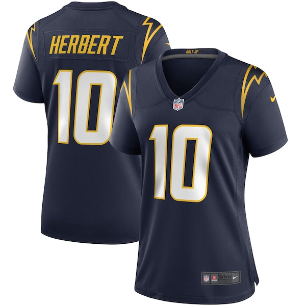 Justin Herbert Los Angeles Chargers Nike Women's Game Jersey - Navy/Powder Blue - Image 2