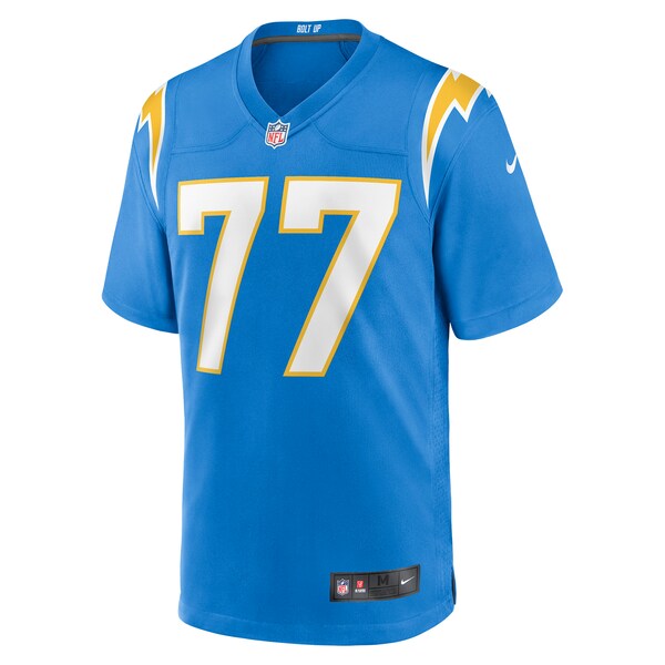 Zion Johnson Los Angeles Chargers Nike Player Game Jersey - Powder Blue - Image 2