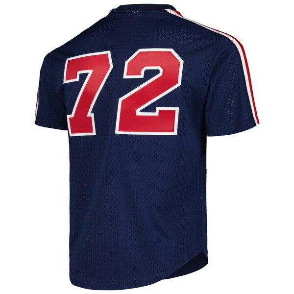 Carlton Fisk Chicago White Sox Cooperstown Collection Mesh Batting Practice Jersey - Navy - Image 5