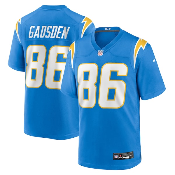 Oronde Gadsden Los Angeles Chargers Nike Team Game Jersey - Powder Blue