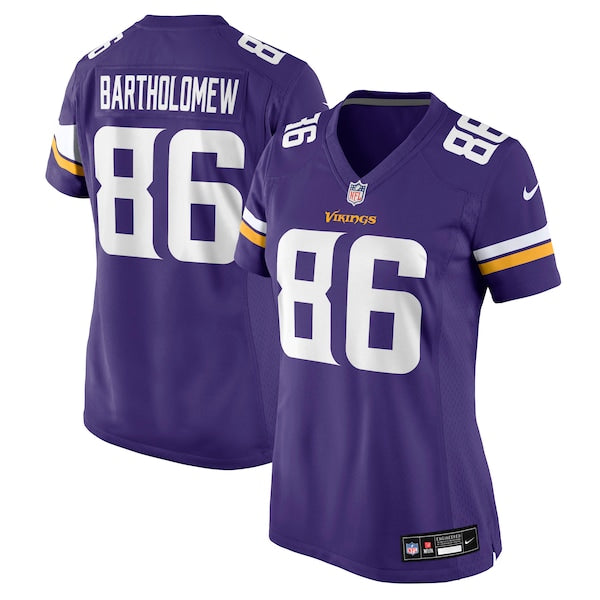 Gavin Bartholomew Minnesota Vikings Nike Women's Team Game Jersey - Purple