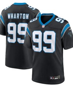 Tershawn Wharton Carolina Panthers Nike Team Game Jersey -  Black