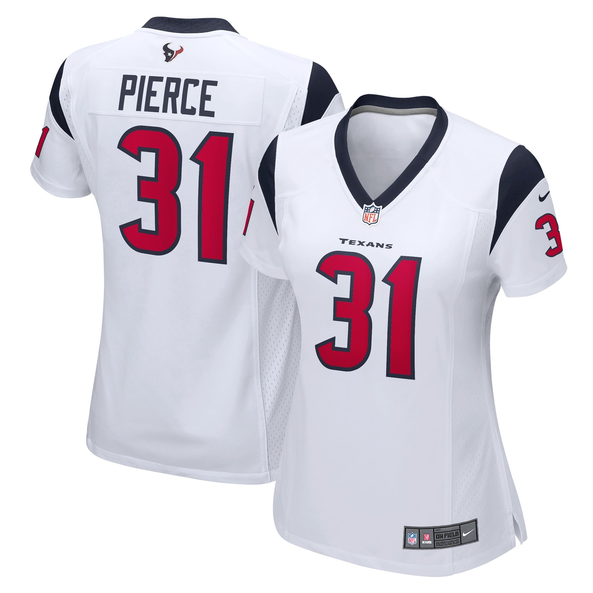 Dameon Pierce Houston Texans Nike Women's Game Player Jersey - Navy/White - Image 6