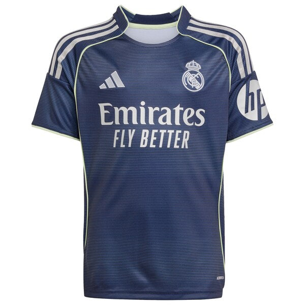 Los Merengues adidas Youth 2025/26 Away Replica Custom Jersey - Blue/White - Image 5