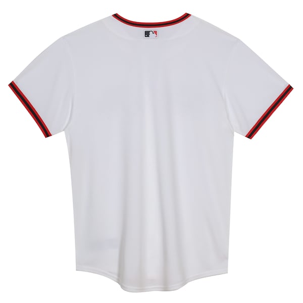 Cleveland Guardians Nike Toddler Home Blank Replica Jersey - White - Image 3