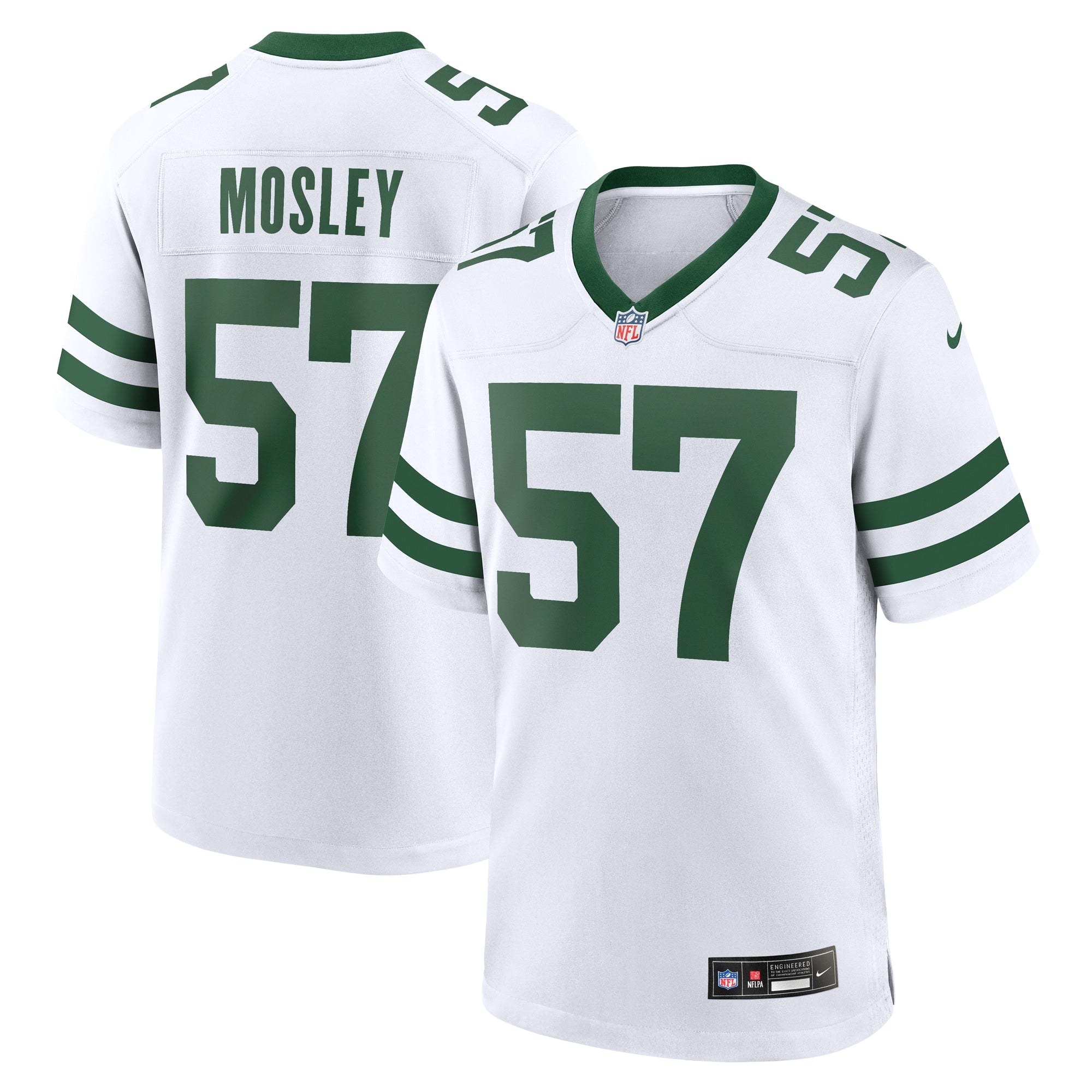 C.J. Mosley New York Jets Nike Game Jersey - Gotham Green/White - Image 6