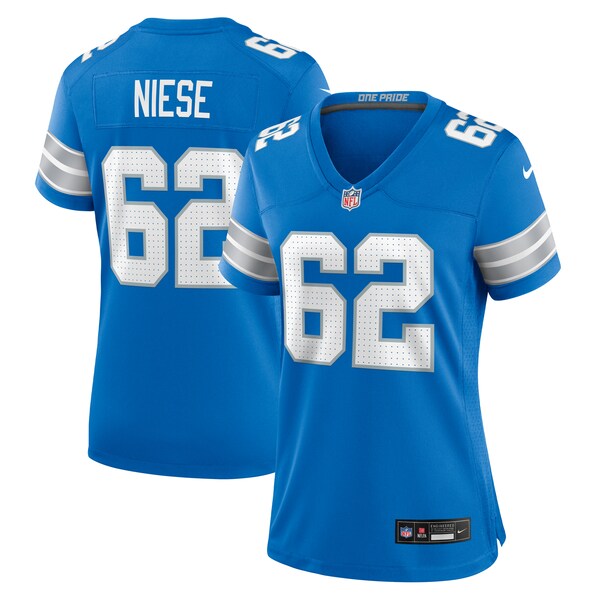 Michael Niese Detroit Lions Nike Women's Team Game Jersey - Blue - Image 2