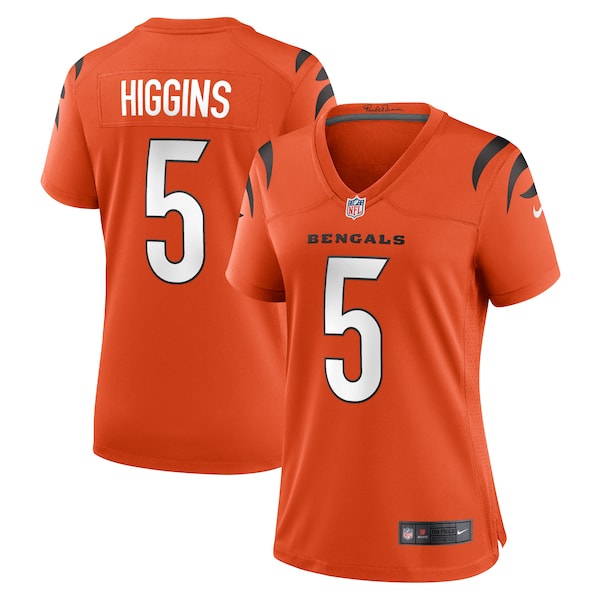 Tee Higgins Cincinnati Bengals Nike Women's Alternate Game Player Jersey - Orange/Black - Image 2