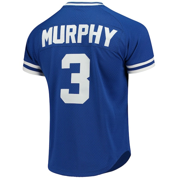 Dale Murphy Atlanta Braves Cooperstown Mesh Batting Practice Jersey - Royal/Scarlet - Image 6