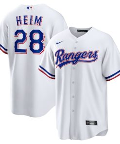 Jonah Heim Texas Rangers Nike Home Replica Jersey - White