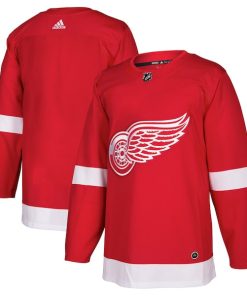 Detroit Red Wings adidas Home Authentic Blank Jersey - Red