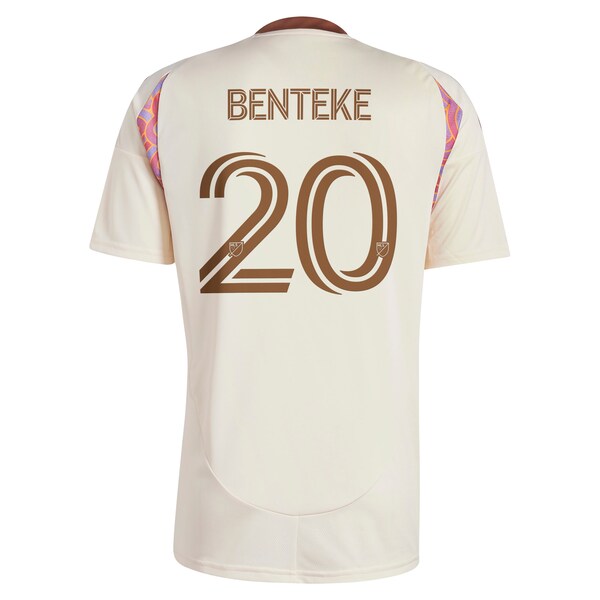 Christian Benteke D.C. United adidas 2025 The Soul Kit Replica Player Jersey - Natural - Image 3