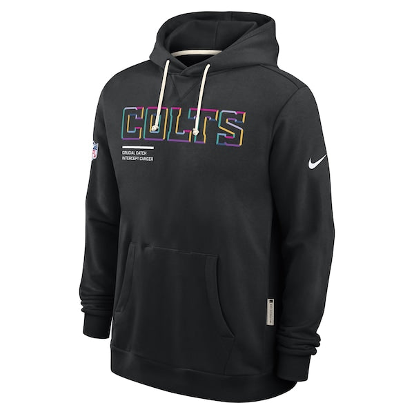 Indianapolis Colts Nike 2025 NFL Crucial Catch Sideline Standard Issue Dri-FIT Hoodie - Black - Image 2