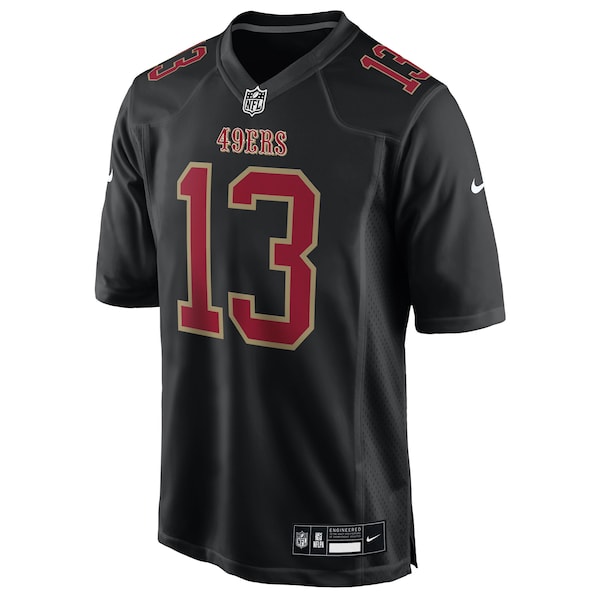 Brock Purdy San Francisco 49ers Nike Fashion Game Jersey - Carbon Black - Image 2