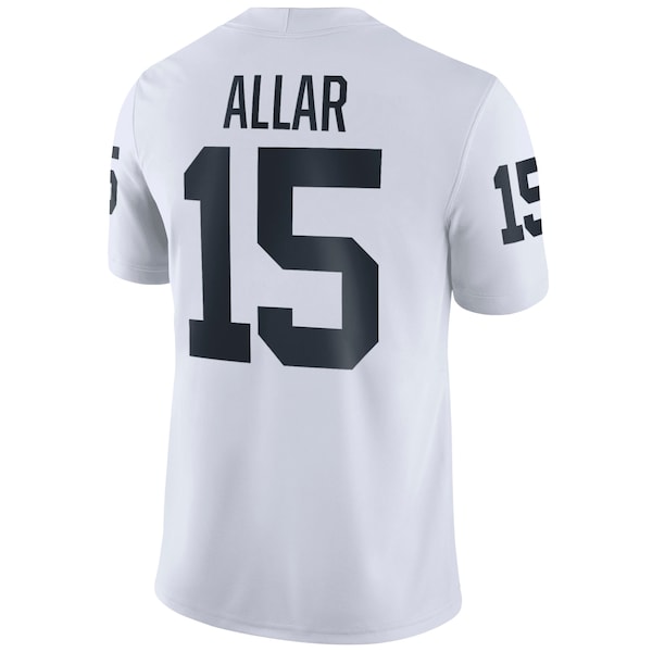 Men's Nike Drew Allar White Penn State Nittany Lions NIL Replica Football Jersey - Image 3
