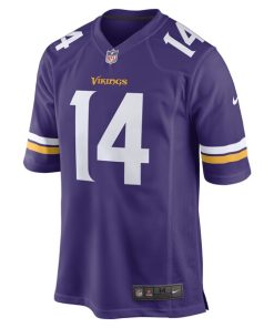 Alternative view of Ryan Wright Minnesota Vikings Nike Game Player Jersey - Purple