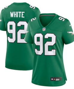 Reggie White Philadelphia Eagles Nike Women's Alternate Game Jersey - Kelly Green