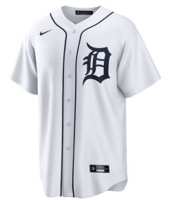 Alternative view of Jace Jung Detroit Tigers Nike Home Replica Jersey - White