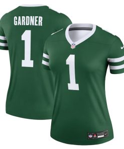 Alternative view of Ahmad Sauce Gardner New York Jets Nike Women's Legend Jersey - Green