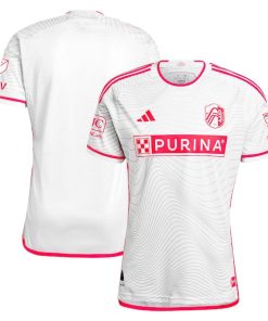 St. Louis City SC adidas 2024 The Confluence Kit Authentic Jersey - White