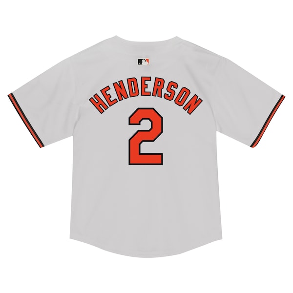 Gunnar Henderson Baltimore Orioles Nike Toddler Game Jersey - White - Image 3