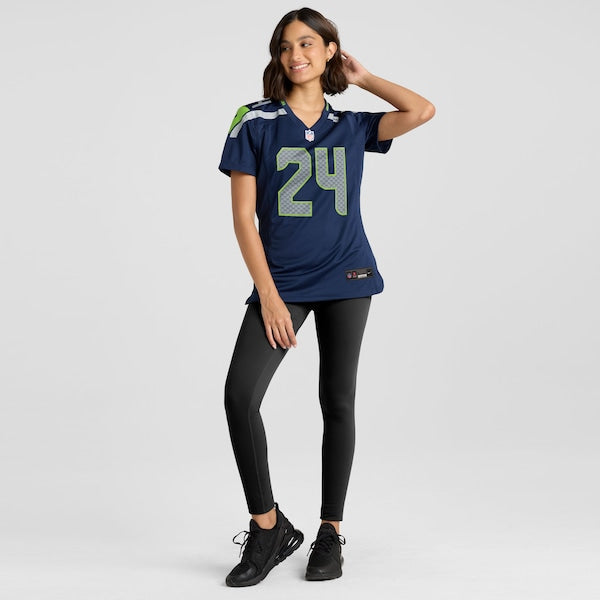 K'Von Wallace Seattle Seahawks Nike Women's Team Game Jersey - College Navy