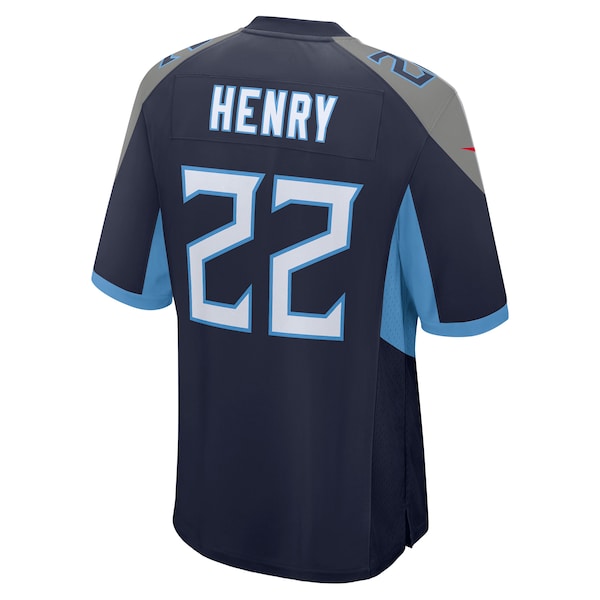 Derrick Henry Tennessee Titans Nike Youth Game Jersey - Navy/Light Blue/White - Image 5