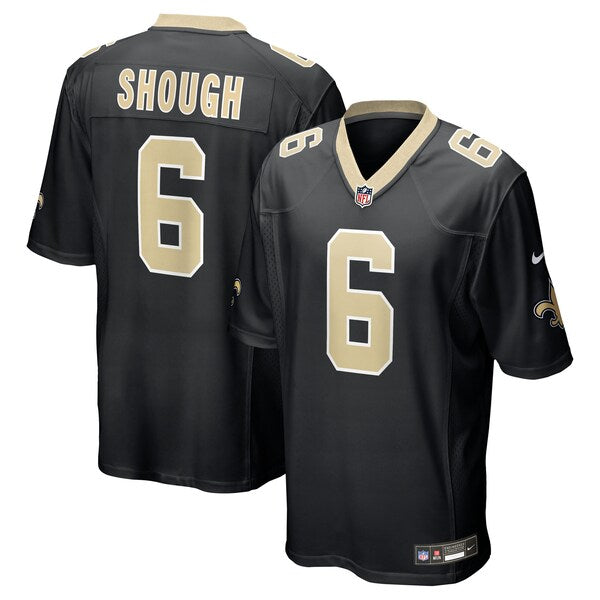 Tyler Shough New Orleans Saints Nike Game Jersey - Black - Image 2