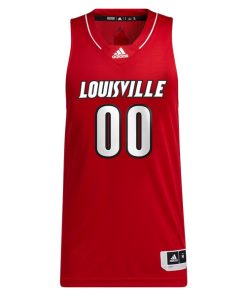 Alternative view of Louisville Cardinals adidas Unisex Pick-A-Player NIL Men's Basketball Jersey - Red