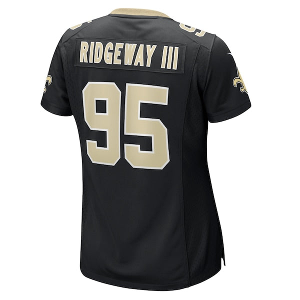 John Ridgeway III New Orleans Saints Nike Women's Game Jersey - Black - Image 4